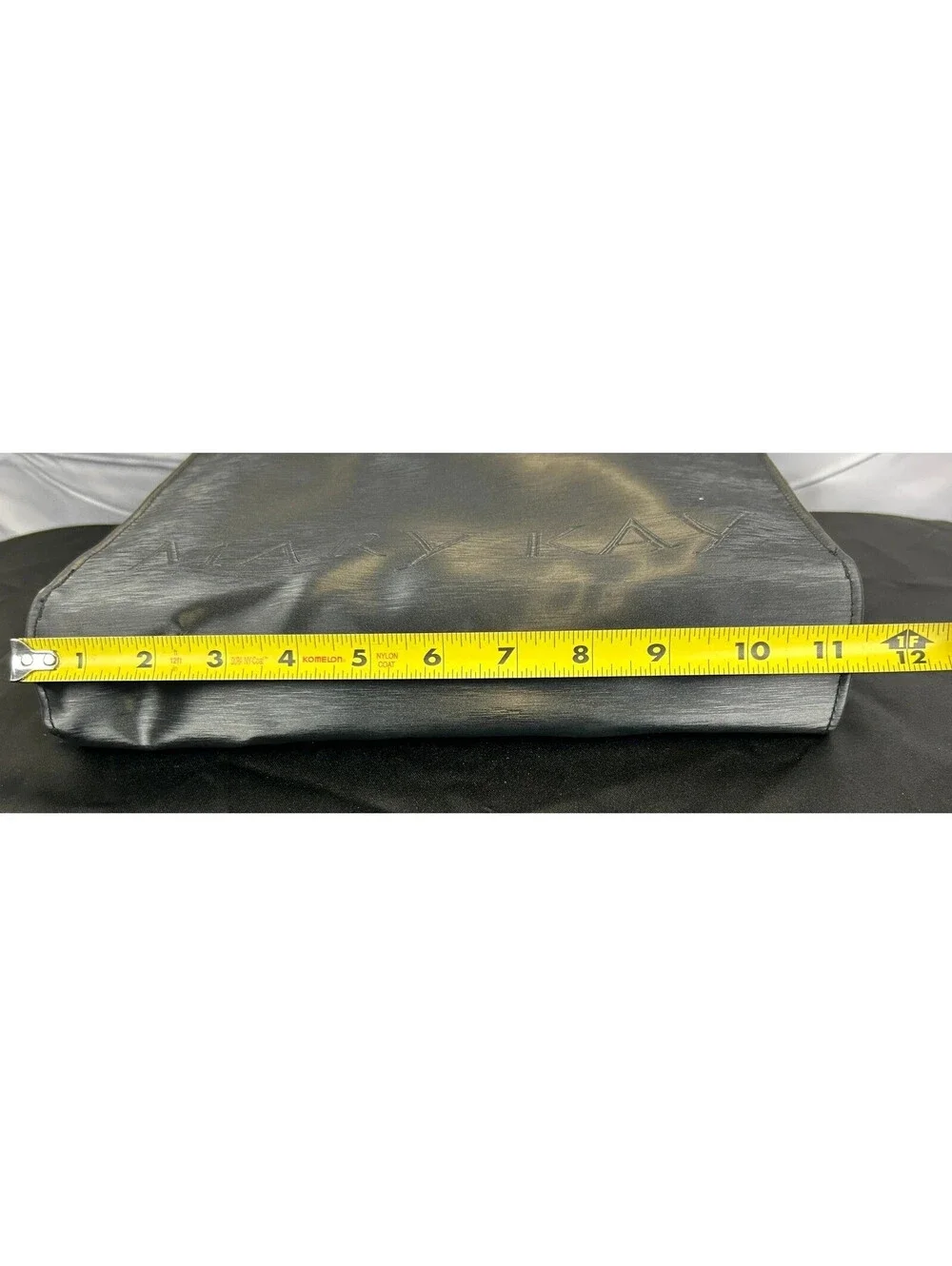Mary Kay Black Cosmetic Travel Bag Organizer with Strap and Inserts